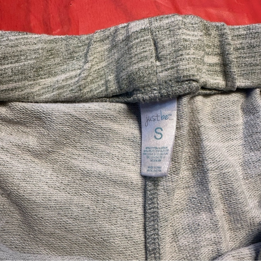 Gray  Athletic Shorts with Elastic Waistband